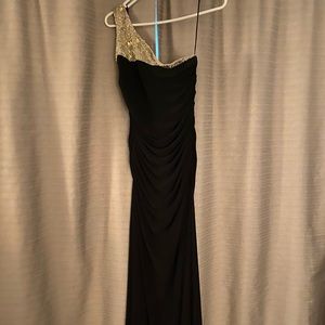 Black evening dress